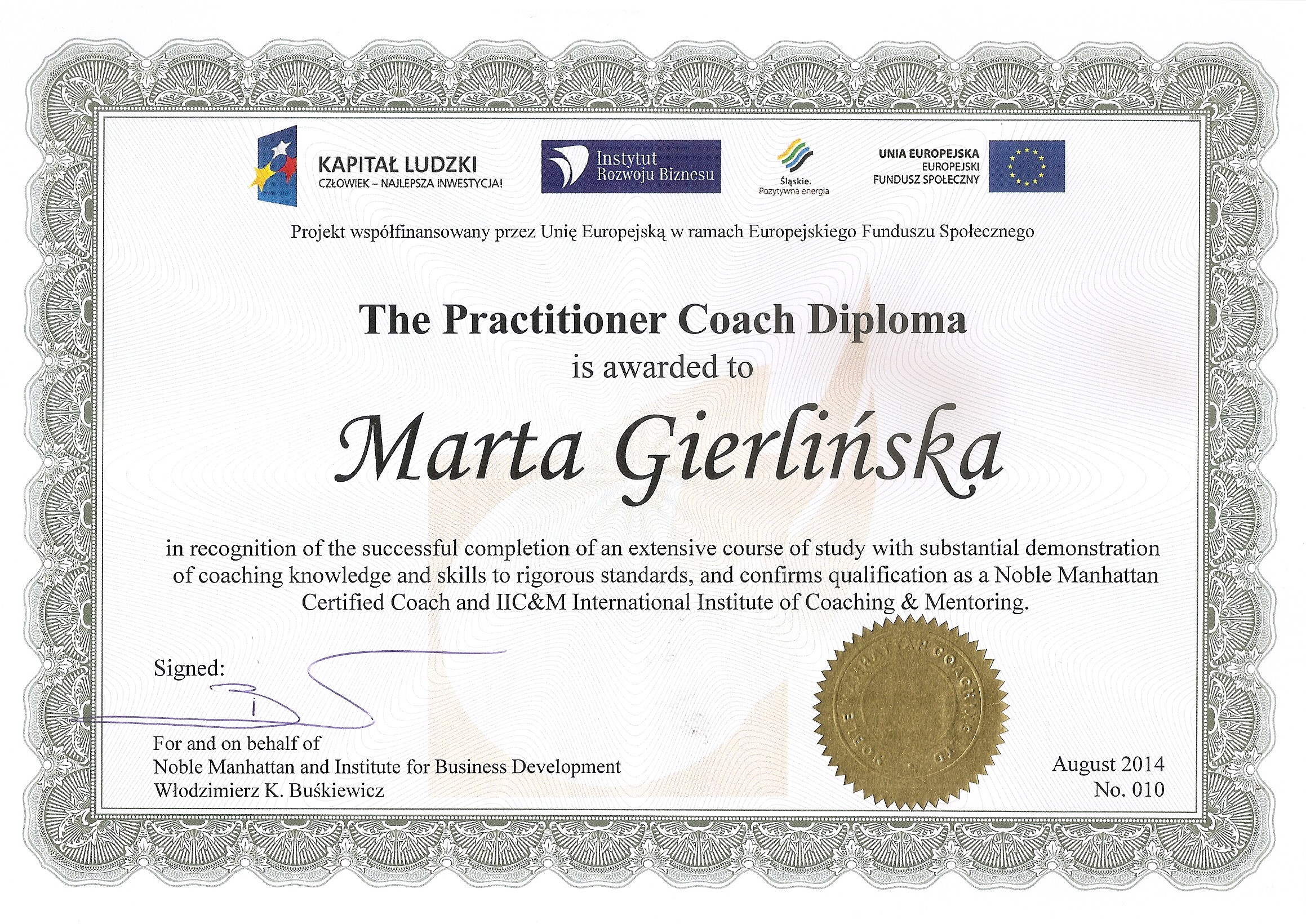 The Practitioner Coach Diploma