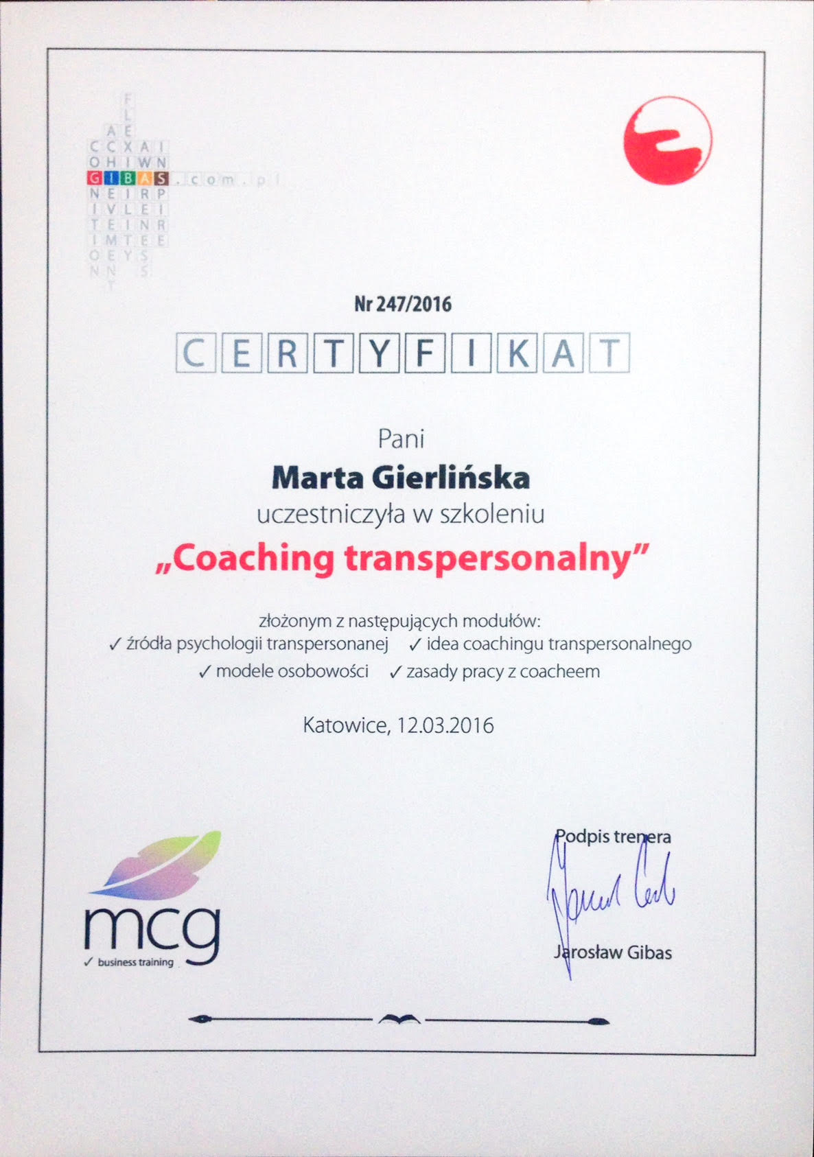 Coaching Transpersonalny